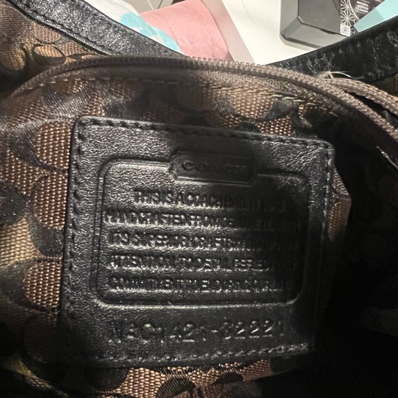 Coach Black Shoulder Bag - Picture 6 of 8